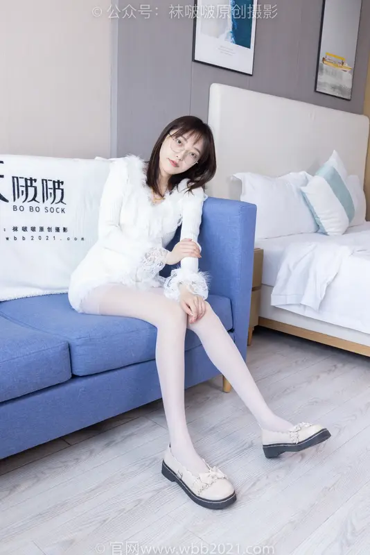 稚予-皮鞋、薄白丝(花絮版) - BoBoSocks袜啵啵